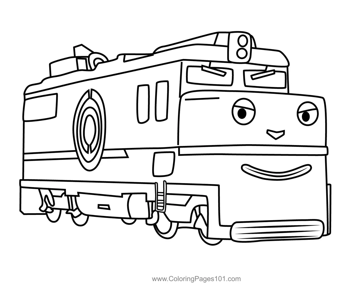 Tayo the Little Bus Coloring Pages 5