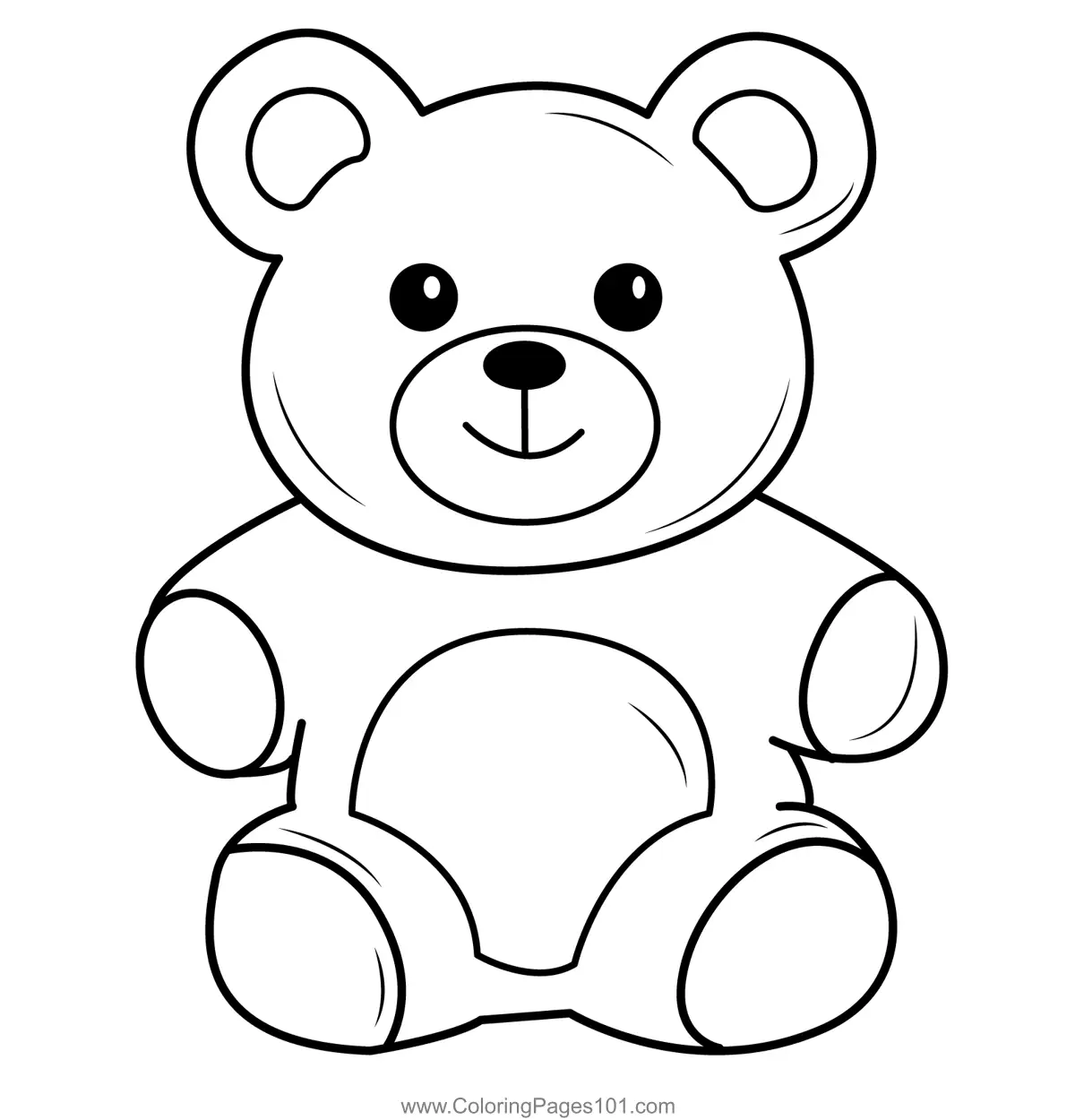 Teddy Bear Coloring Pages 5