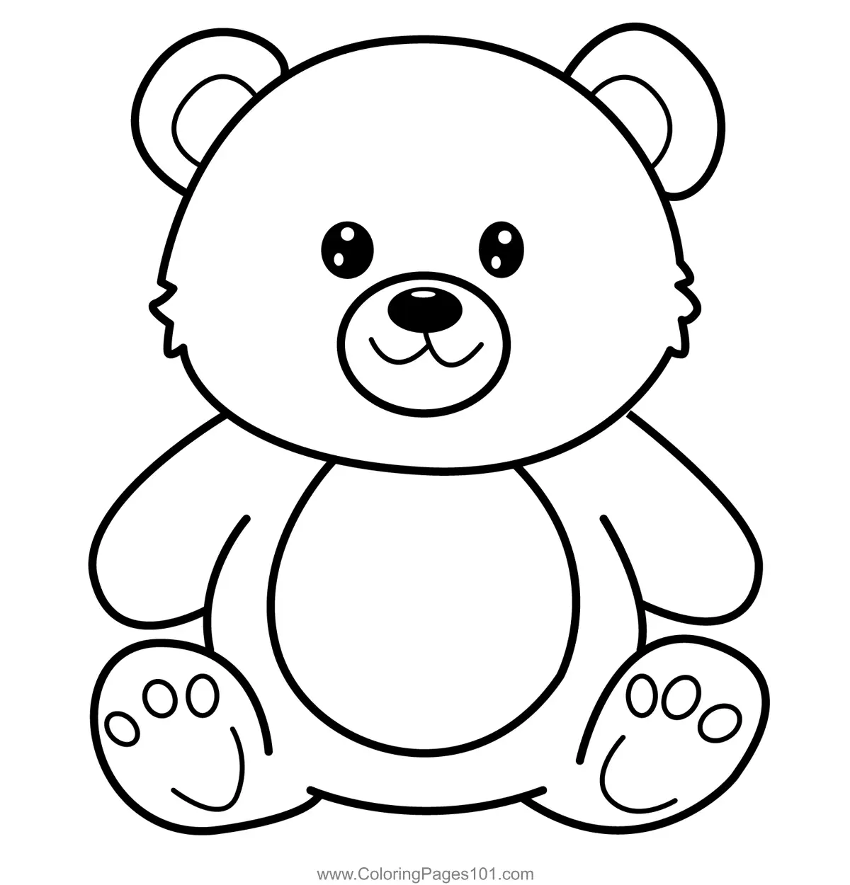 Teddy Bear Coloring Pages 7