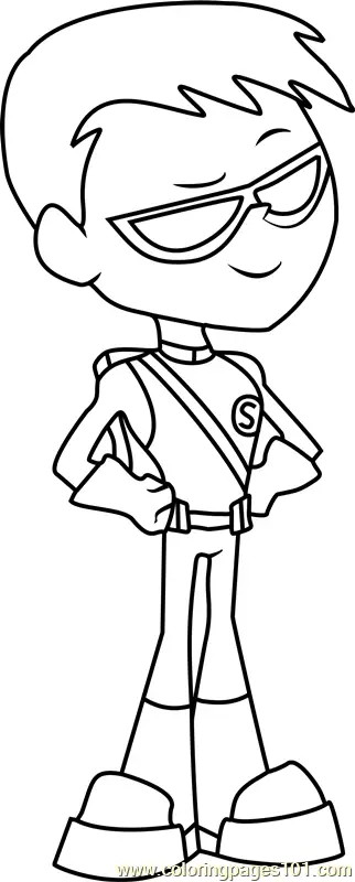 Teen Titans Go Coloring Pages 3