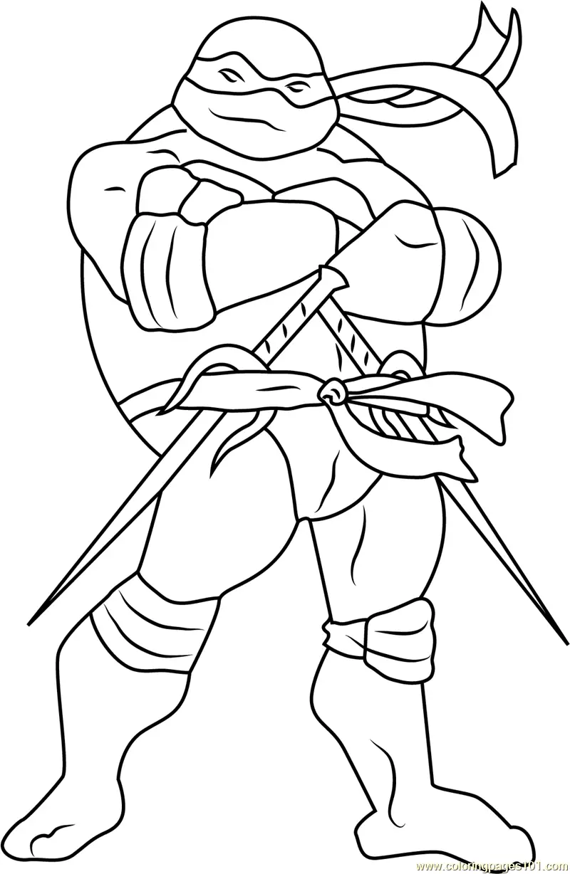 Teenage Mutant Ninja Turtles Coloring Pages 1