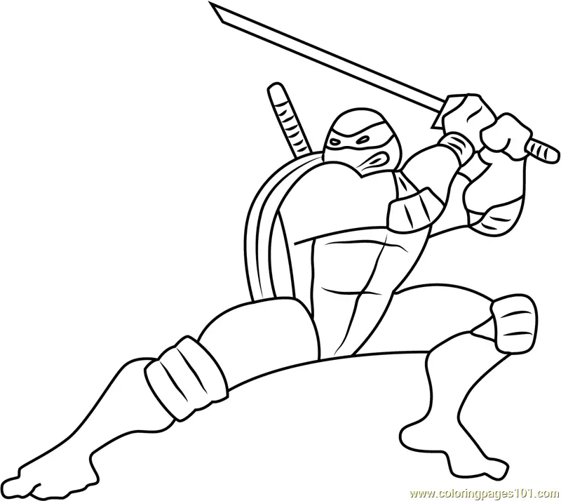 Teenage Mutant Ninja Turtles Coloring Pages 11