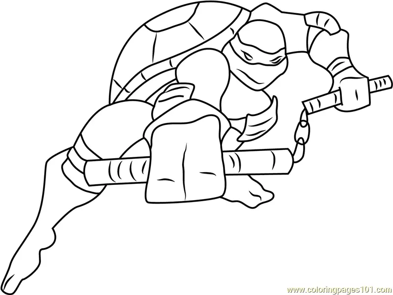 Teenage Mutant Ninja Turtles Coloring Pages 2