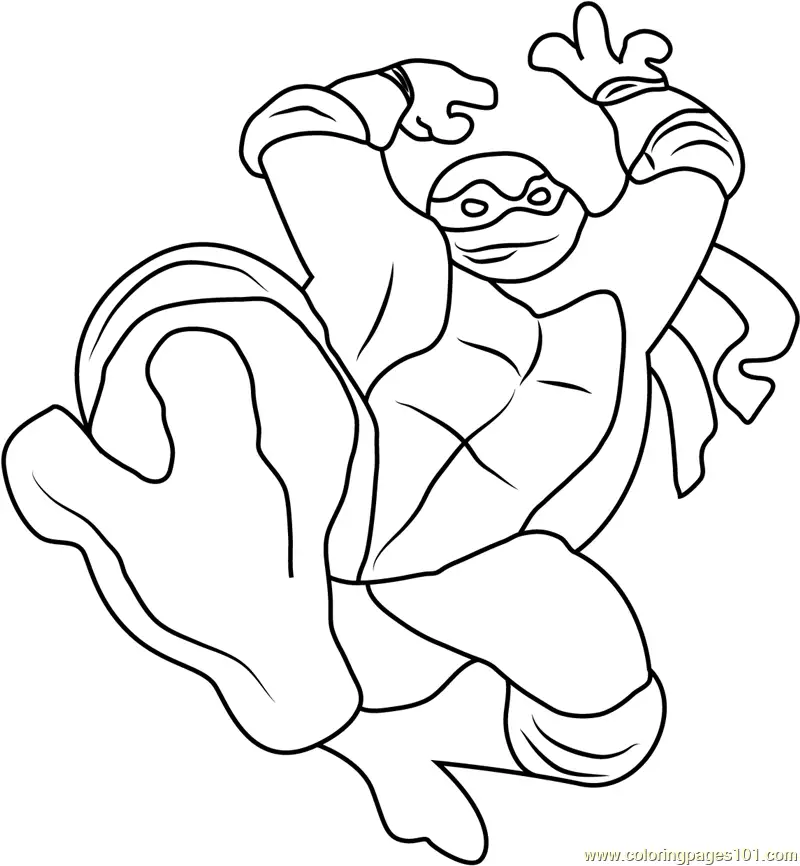 Teenage Mutant Ninja Turtles Coloring Pages 3