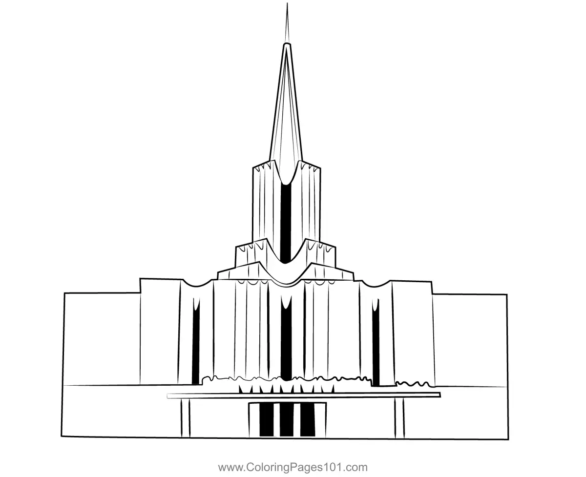 Temples Coloring Pages 10