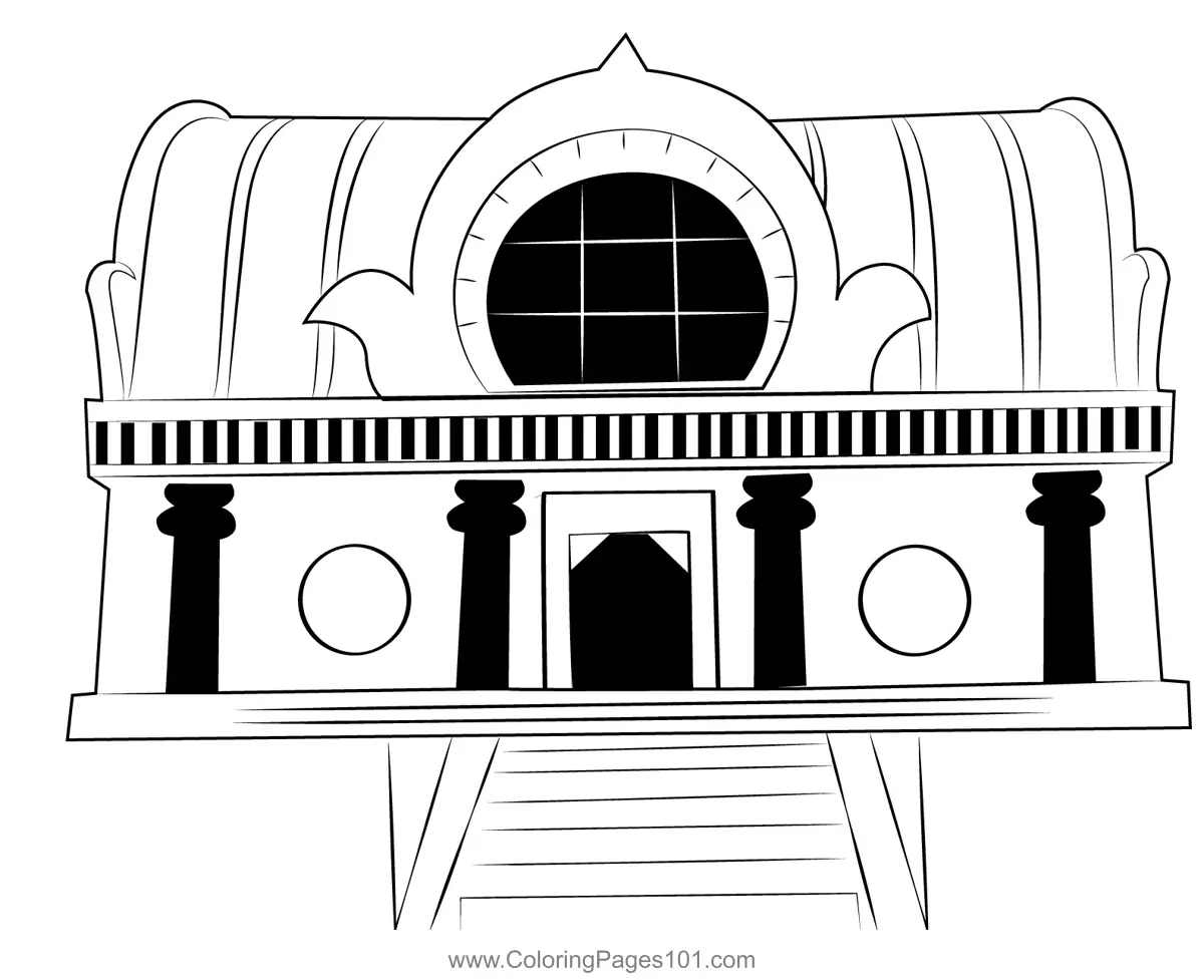 Temples Coloring Pages 11