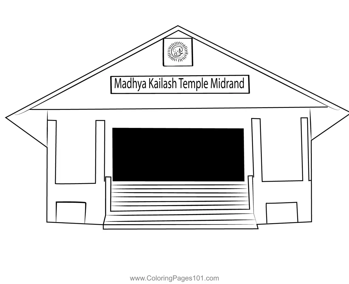 Temples Coloring Pages