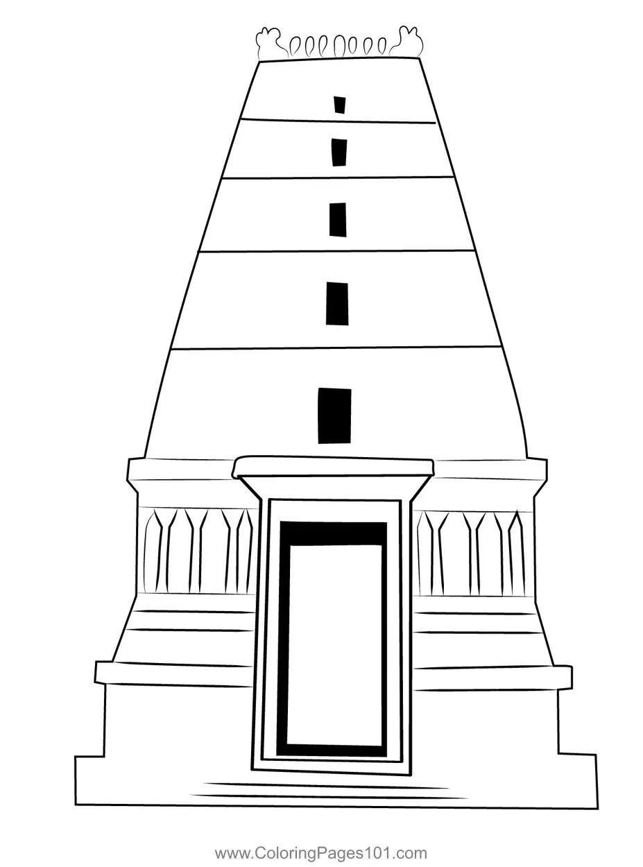 Temples Coloring Pages 3
