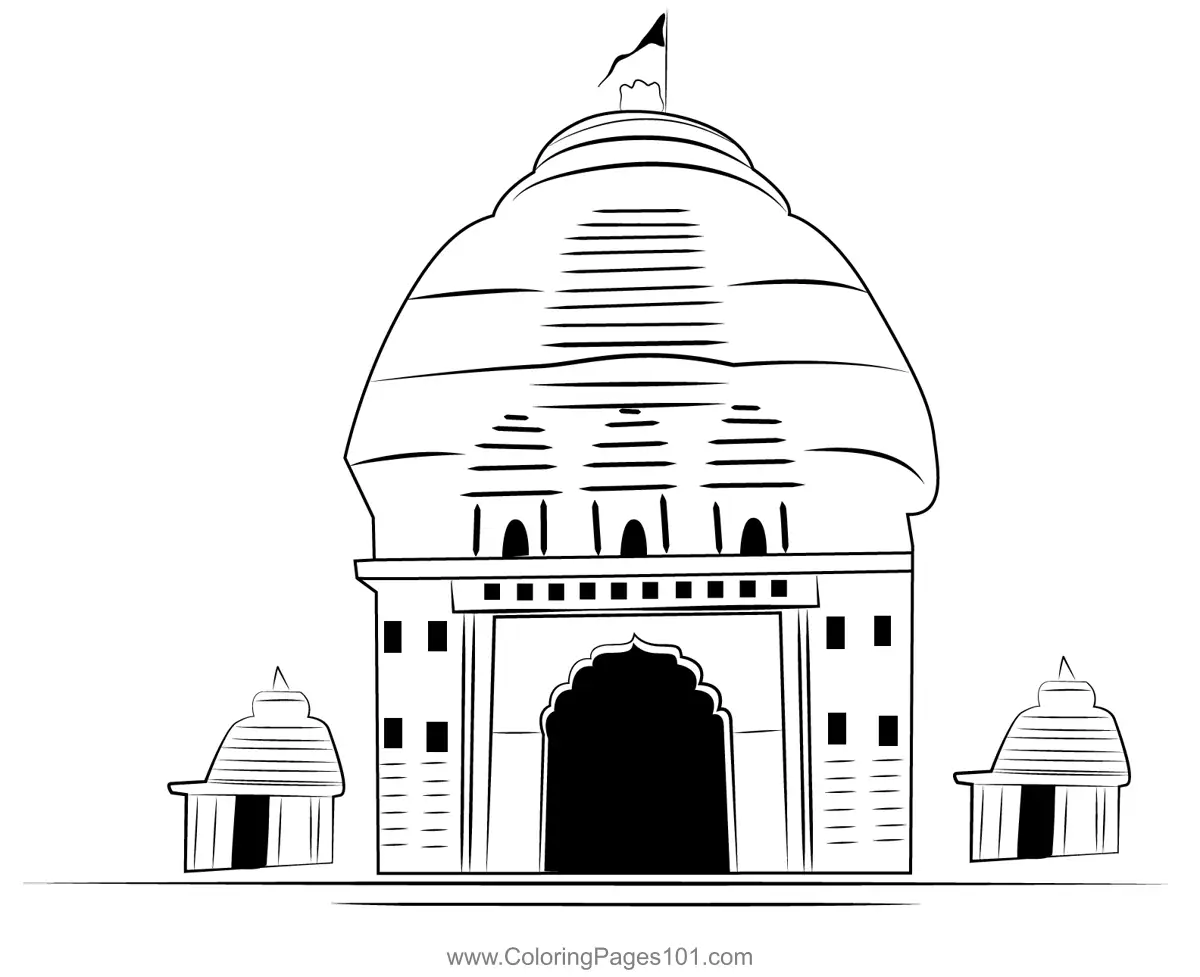 Temples Coloring Pages 5