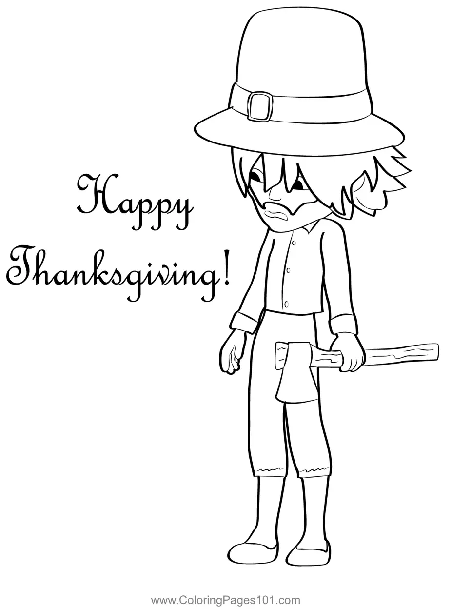 Thanksgiving Day Coloring Pages 4