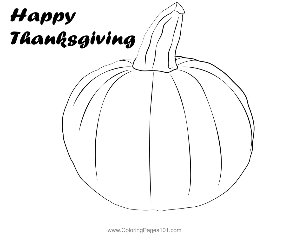 Thanksgiving Day Coloring Pages 5