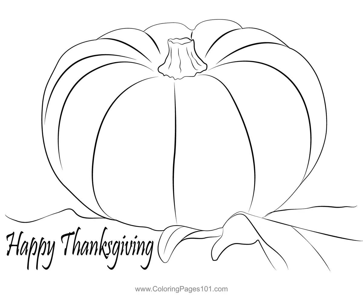 Thanksgiving Day Coloring Pages 8