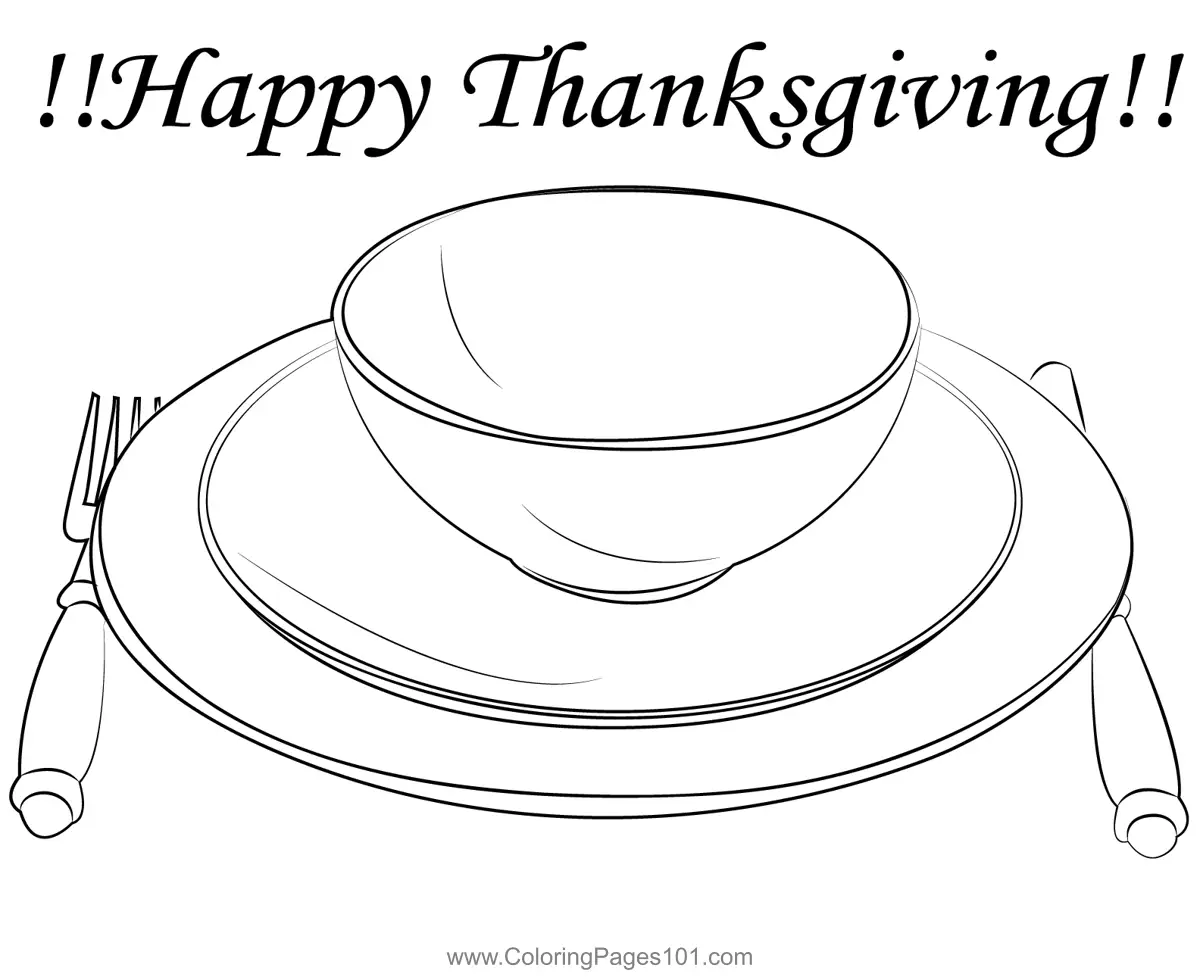 Thanksgiving Day Coloring Pages 9