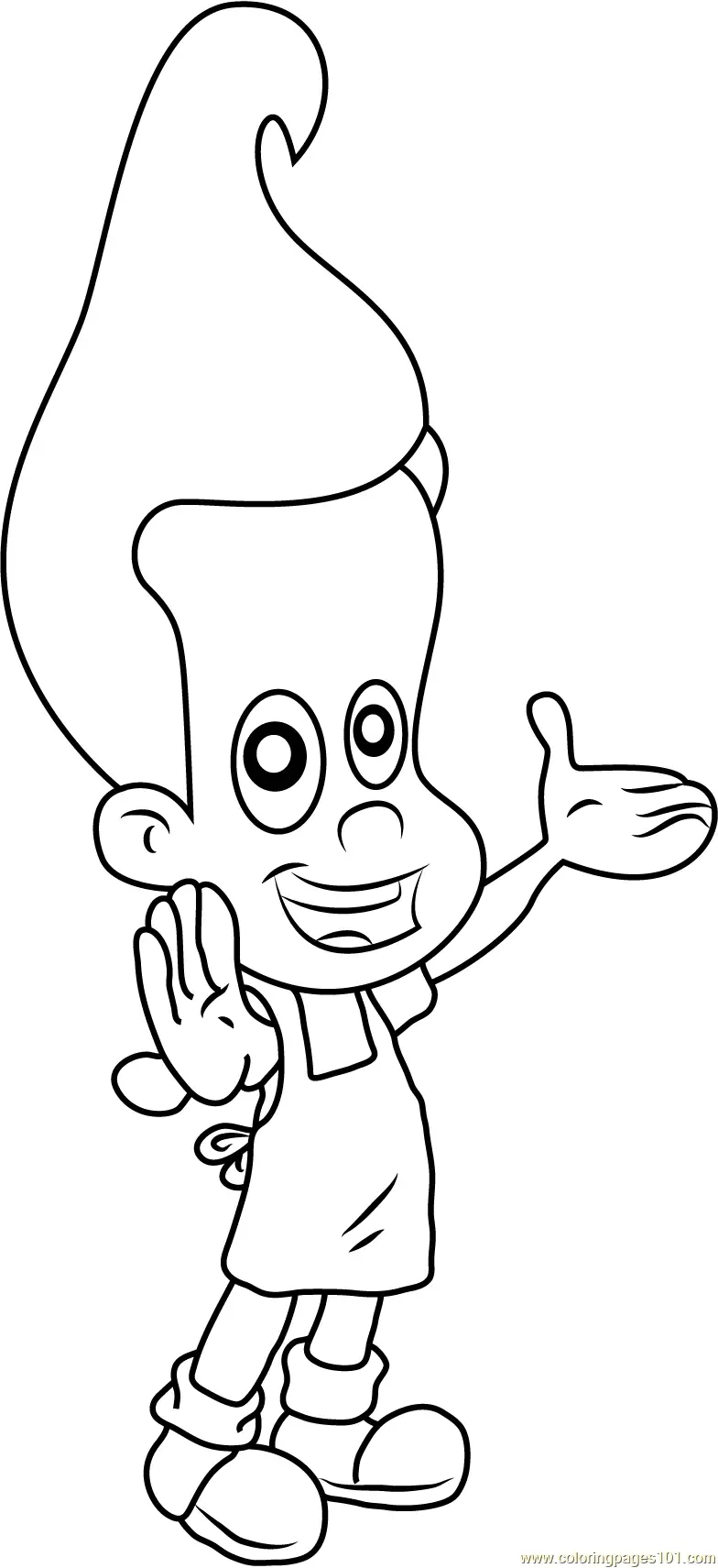 The Adventures of Jimmy Neutron Boy Genius Coloring Pages 7