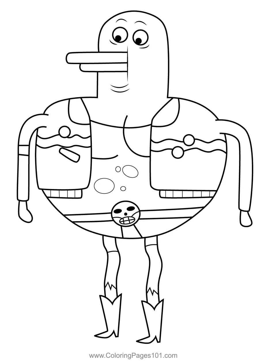 The Amazing World of Gumball Coloring Pages 7