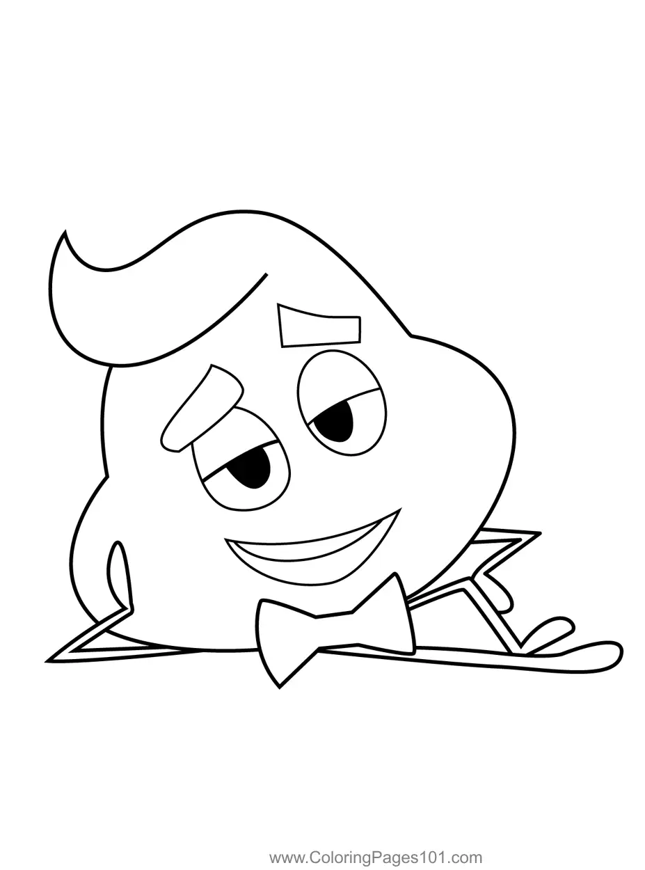The Emoji Movie Coloring Pages 3