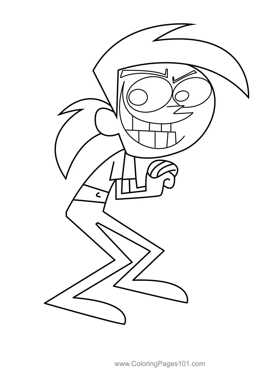 The Fairly OddParents Coloring Pages 1