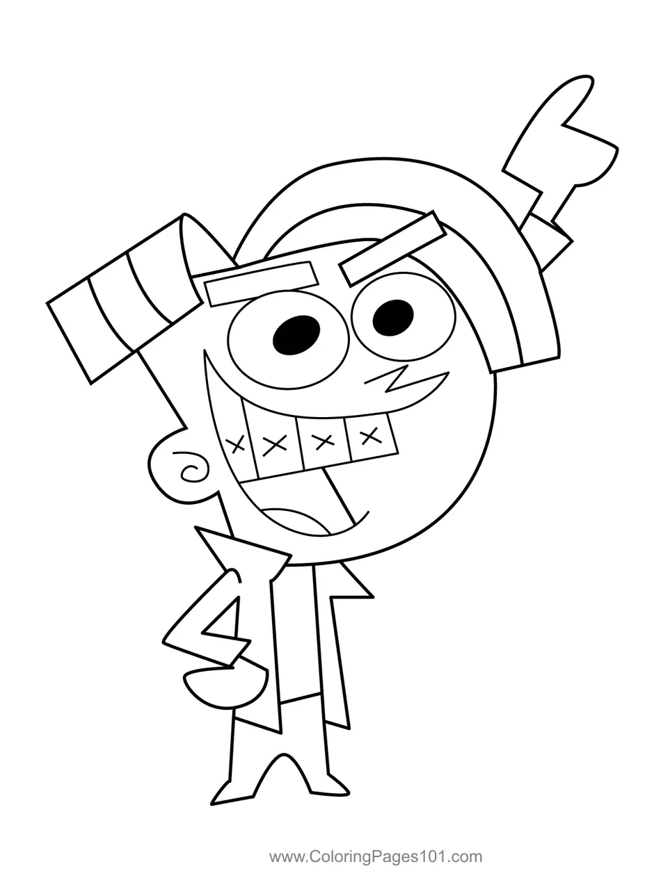 The Fairly OddParents Coloring Pages 3