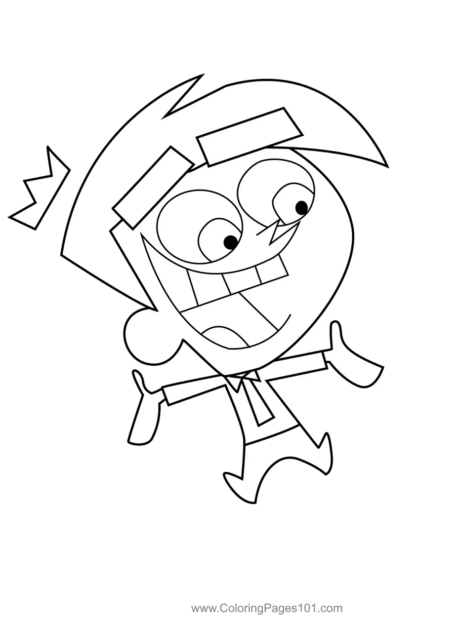 The Fairly OddParents Coloring Pages 6
