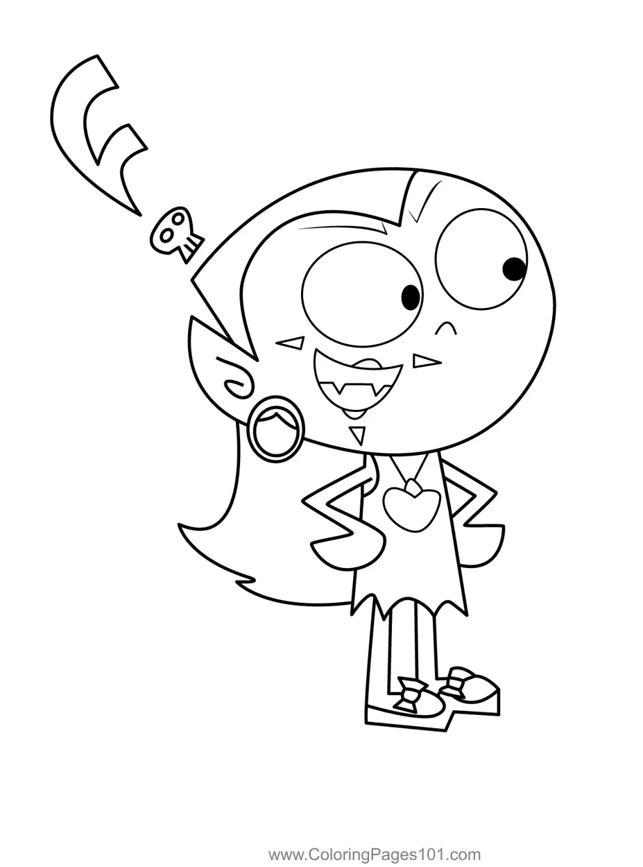 The Fairly OddParents Coloring Pages 9