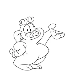 The Garfield Movie Coloring Pages 5