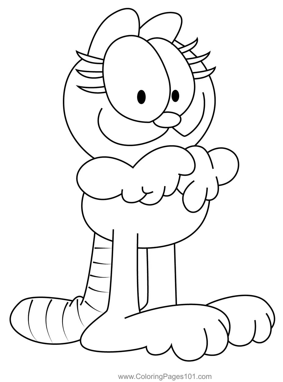 The Garfield Movie Coloring Pages 7