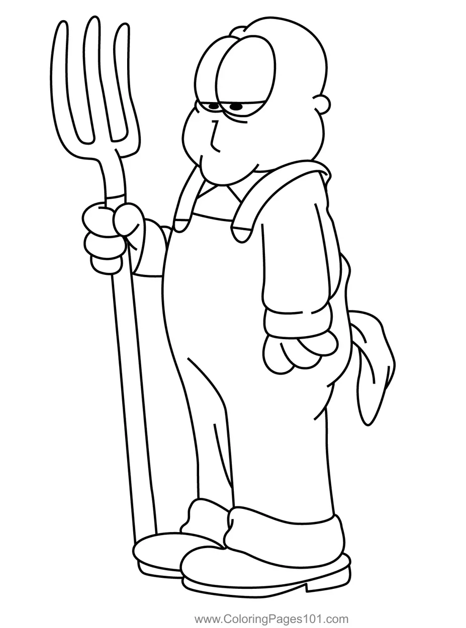 The Garfield Movie Coloring Pages 9