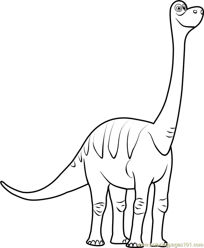 The Good Dinosaur Coloring Pages 8