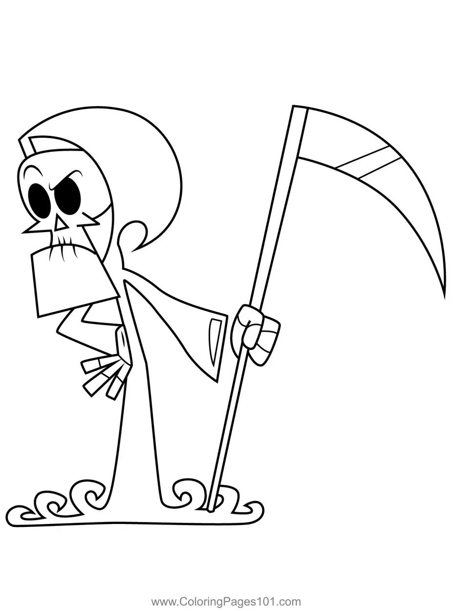 The Grim Adventures of Billy and Mandy Coloring Pages 2