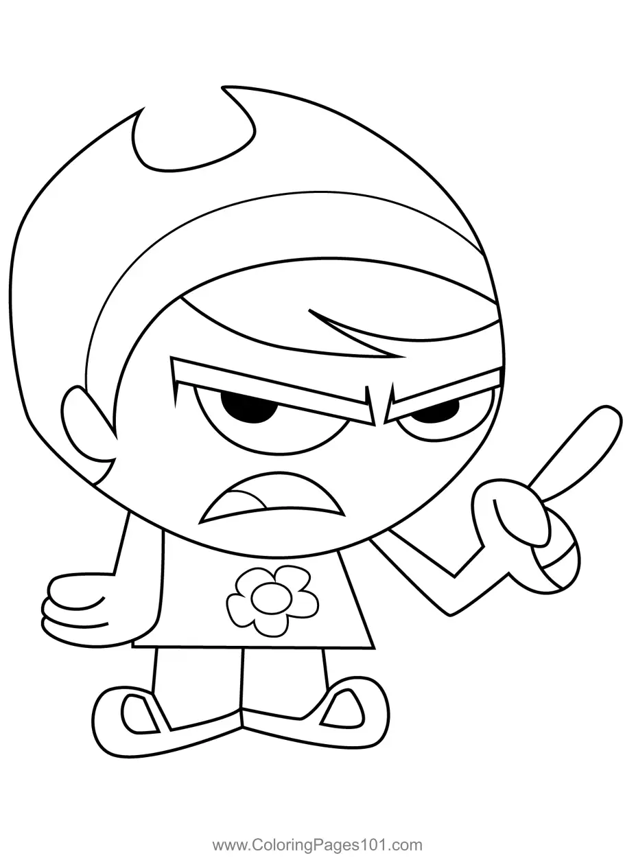 The Grim Adventures of Billy and Mandy Coloring Pages 8