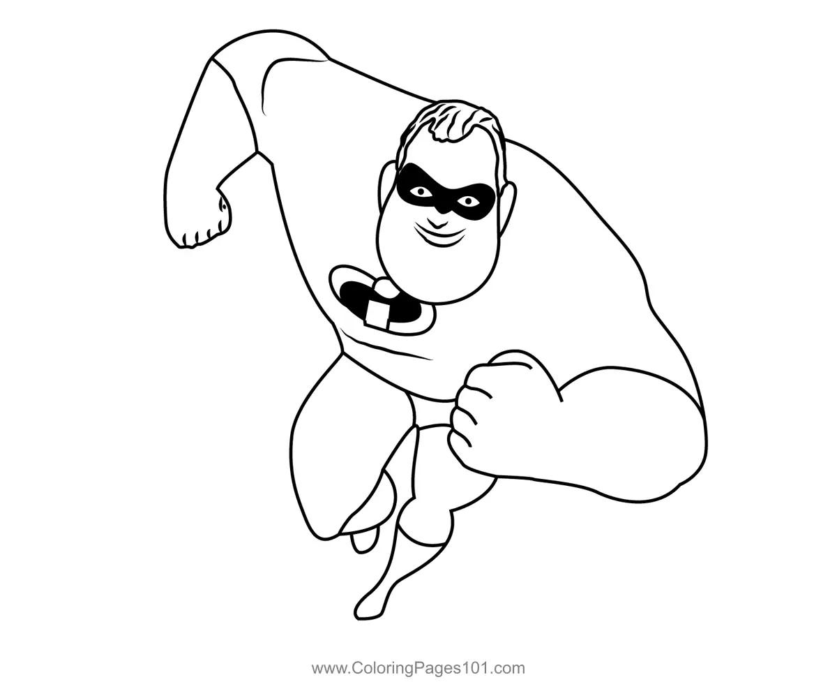 The Incredibles Coloring Pages 2