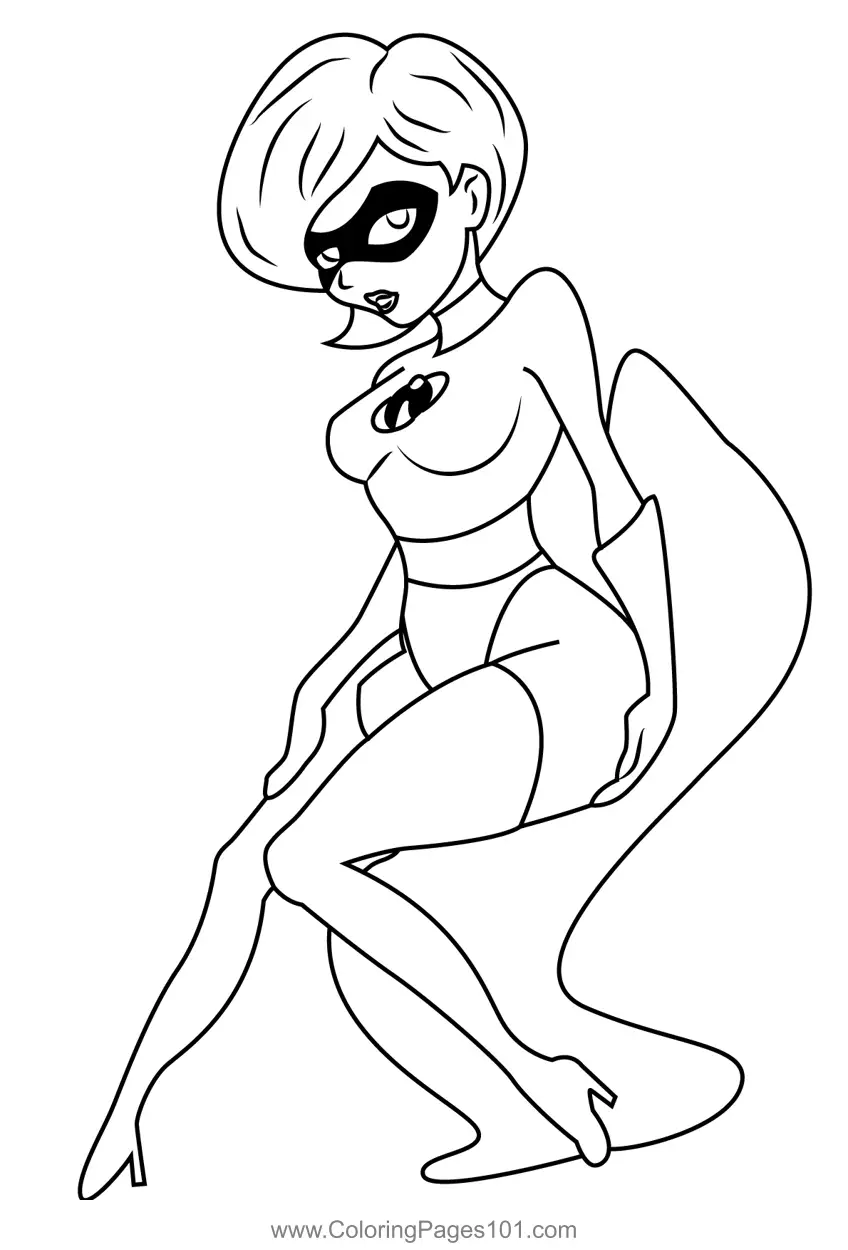 The Incredibles Coloring Pages 3