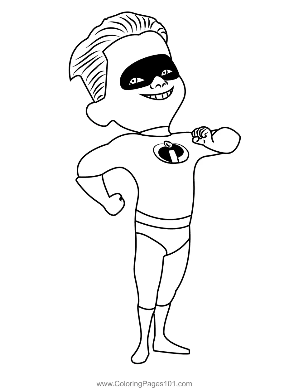 The Incredibles Coloring Pages 6
