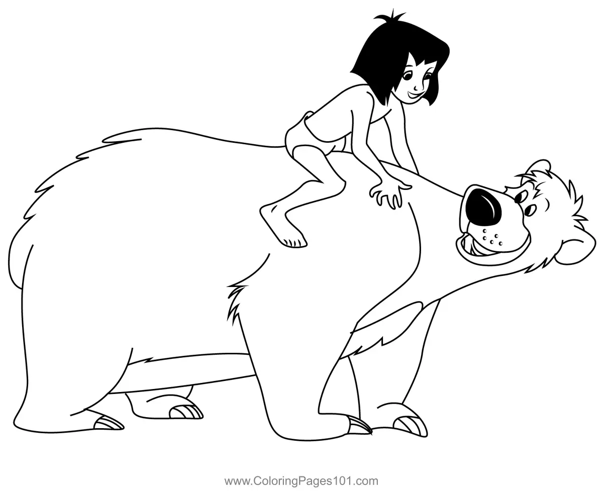 The Jungle Book 2 Coloring Pages 2