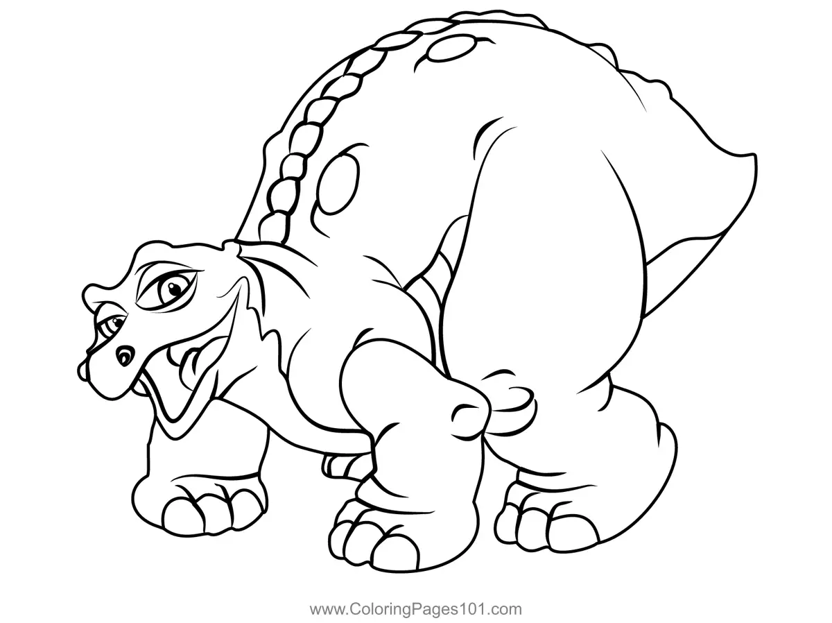 The Land Before Time Coloring Pages 2