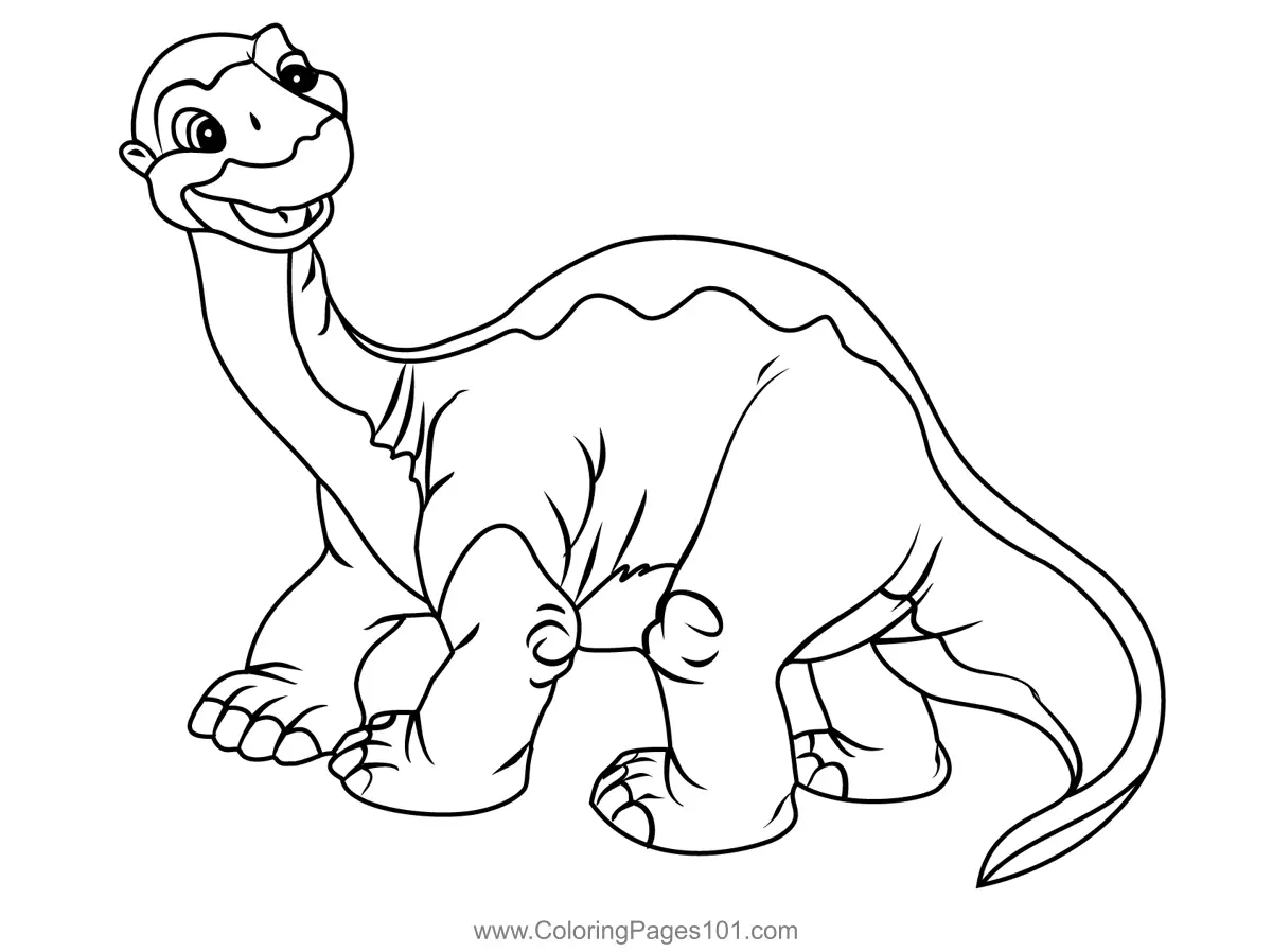 The Land Before Time Coloring Pages 7