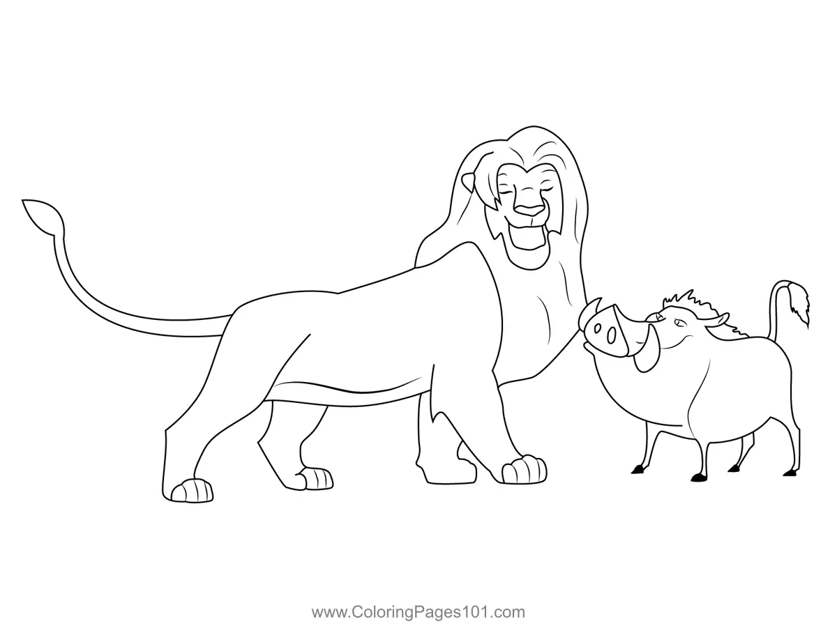 The Lion King Coloring Pages 1