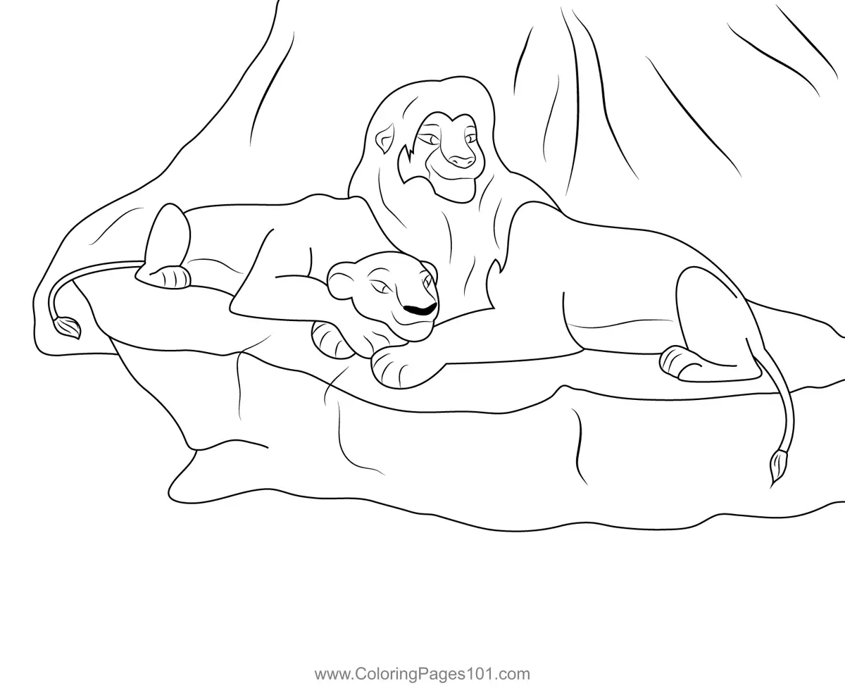 The Lion King Coloring Pages 10