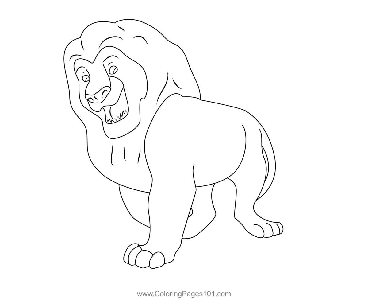 The Lion King Coloring Pages 4