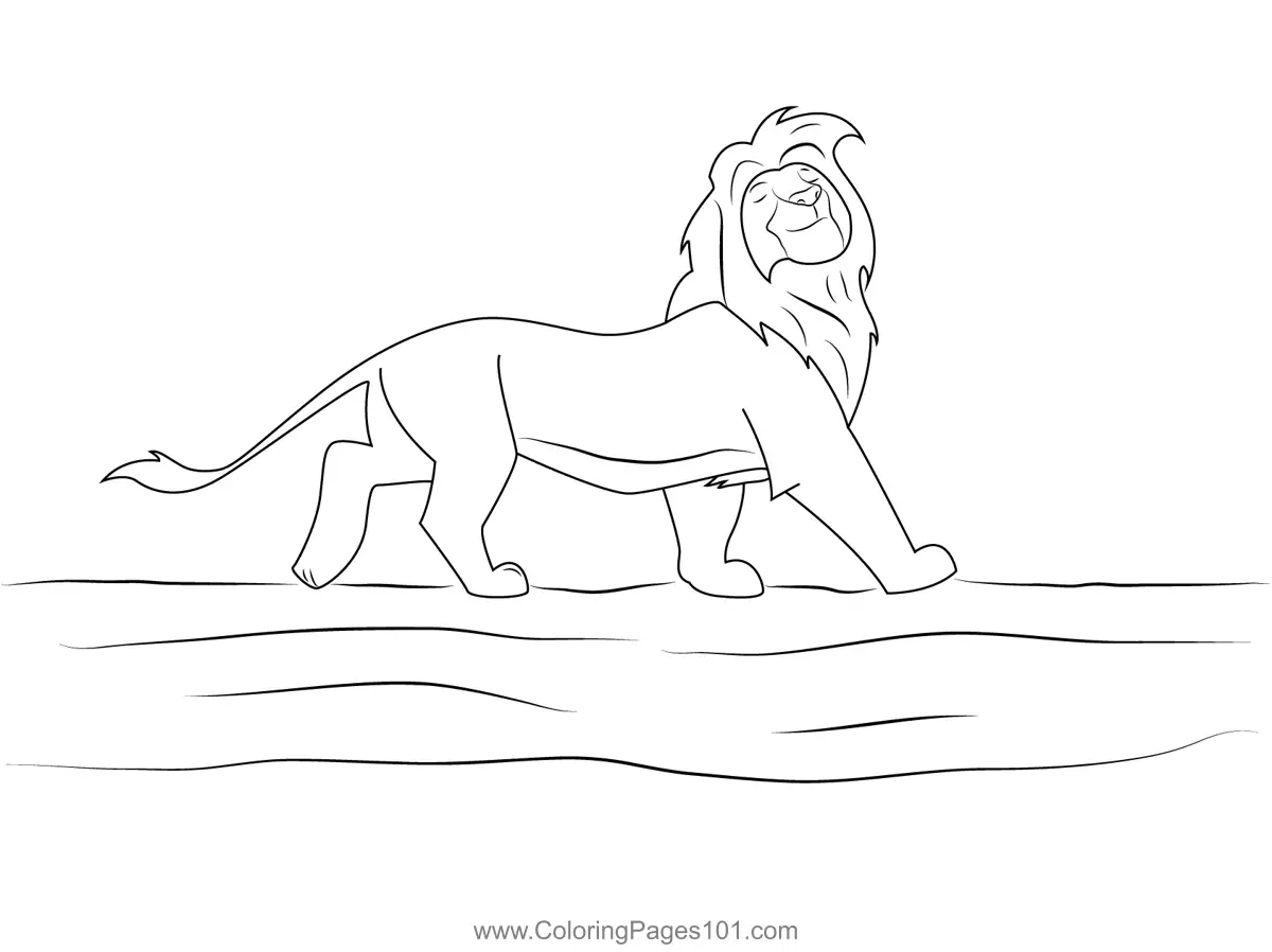 The Lion King Coloring Pages 5