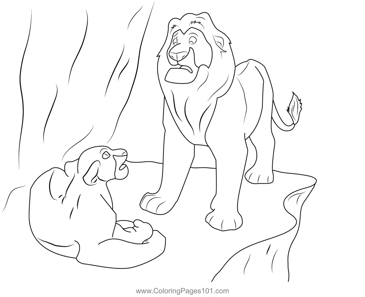 The Lion King Coloring Pages 6