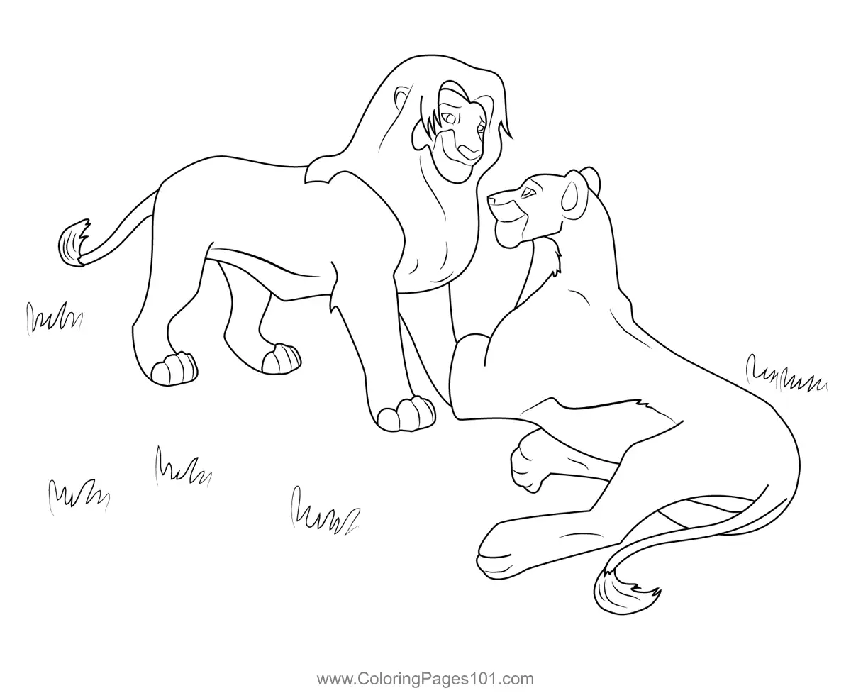 The Lion King Coloring Pages 8