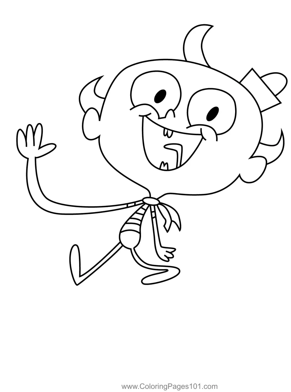 The Marvelous Misadventures Of Flapjack Coloring Pages 1