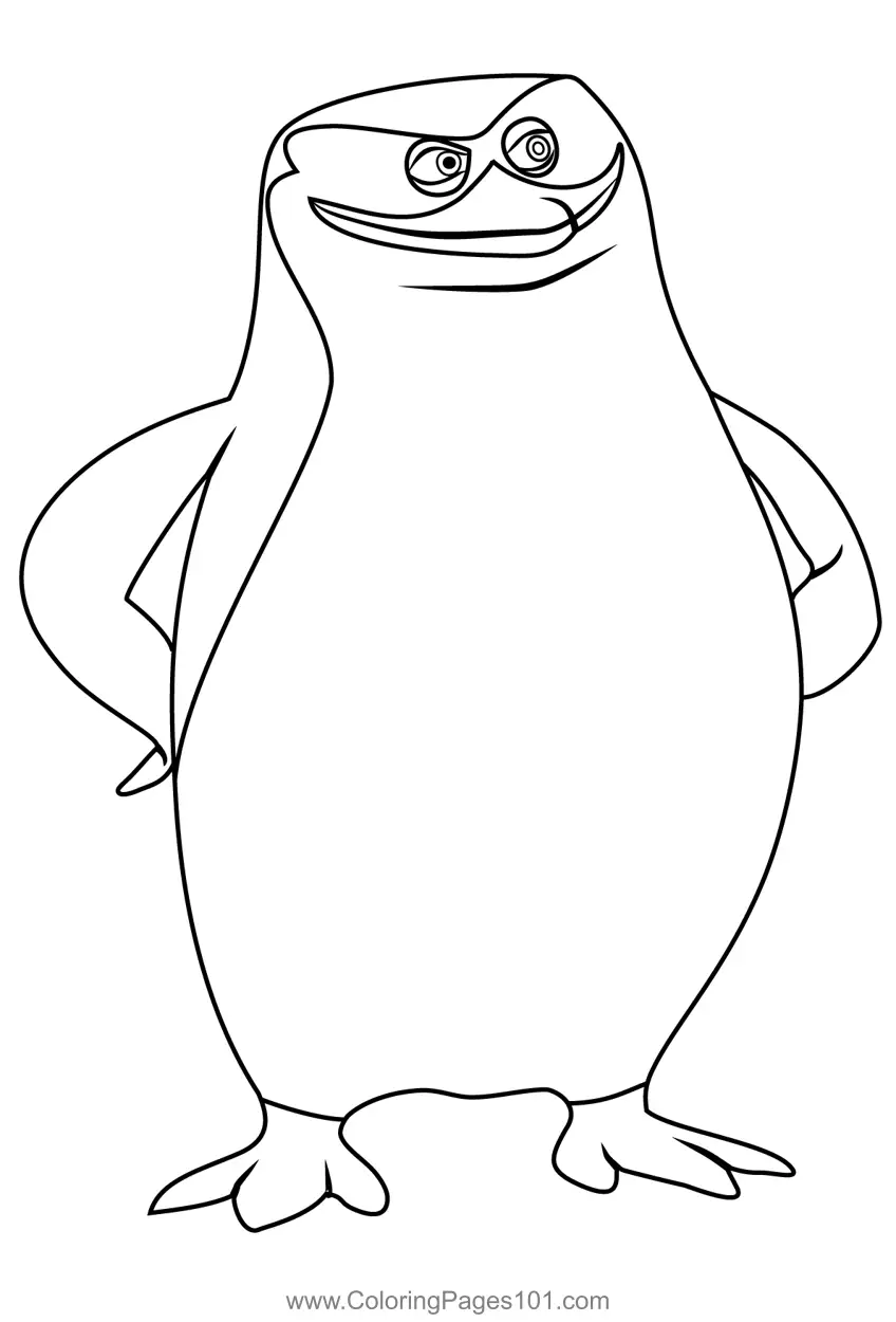 The Penguins Of Madagascar Coloring Pages 1