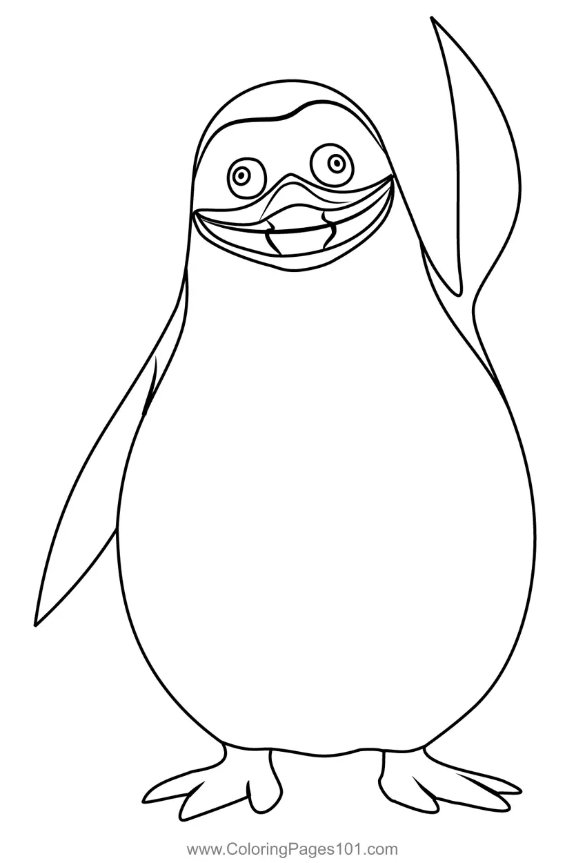 The Penguins Of Madagascar Coloring Pages 4