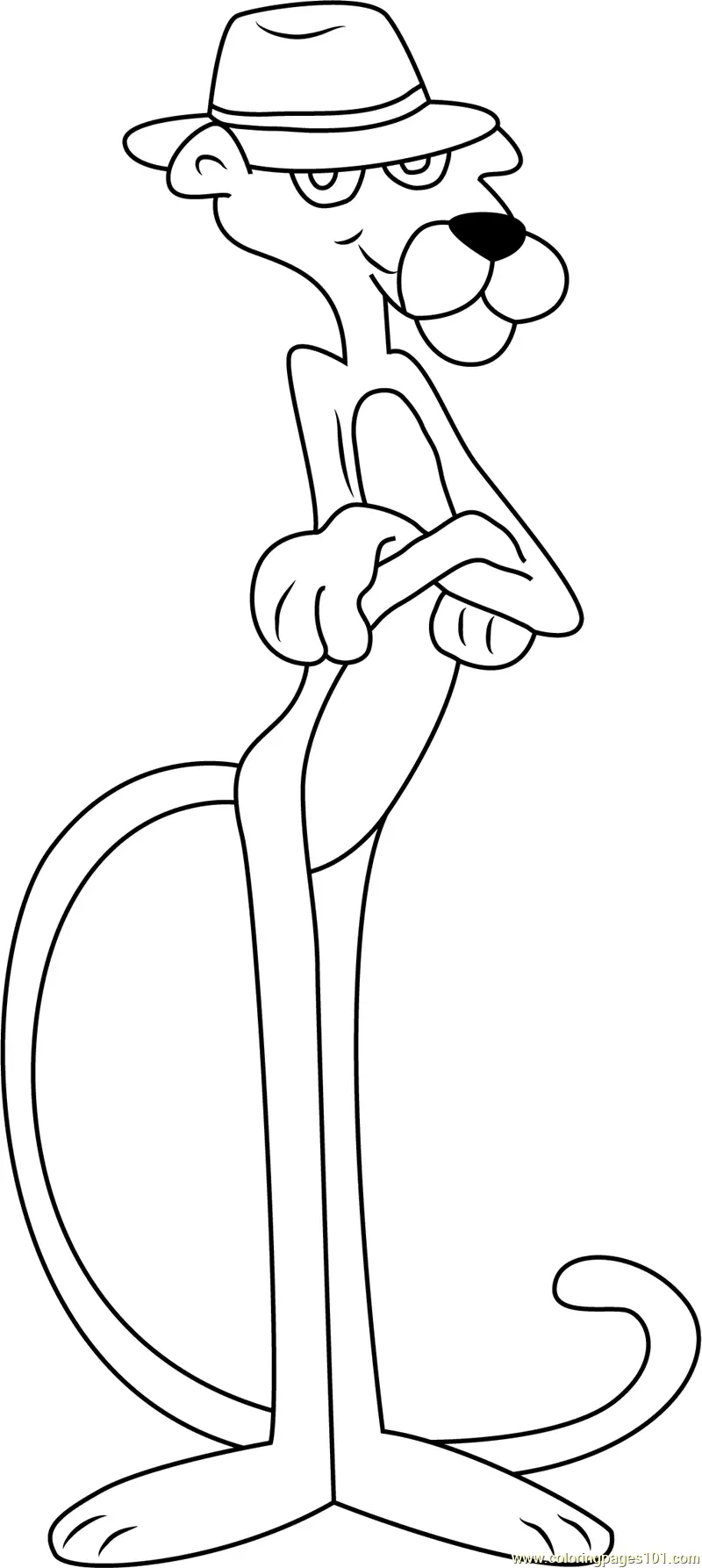 The Pink Panther Coloring Pages 2