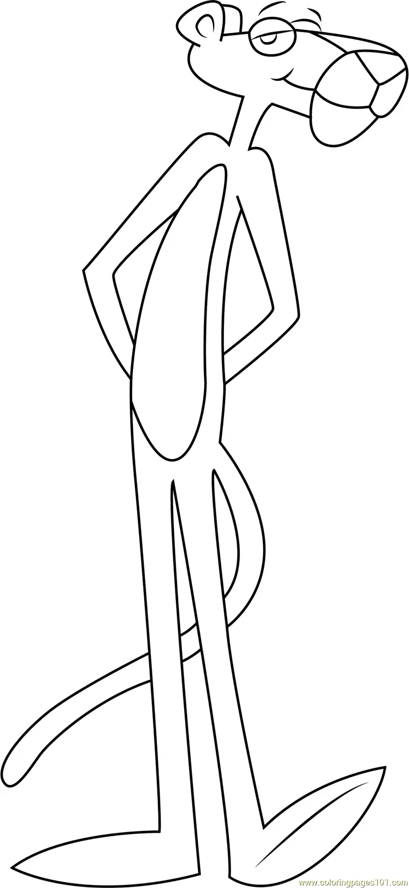 The Pink Panther Coloring Pages 4