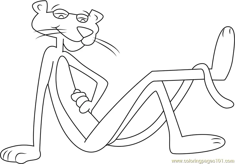 The Pink Panther Coloring Pages 6