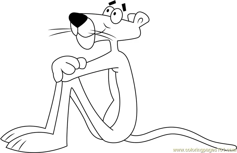 The Pink Panther Coloring Pages 7