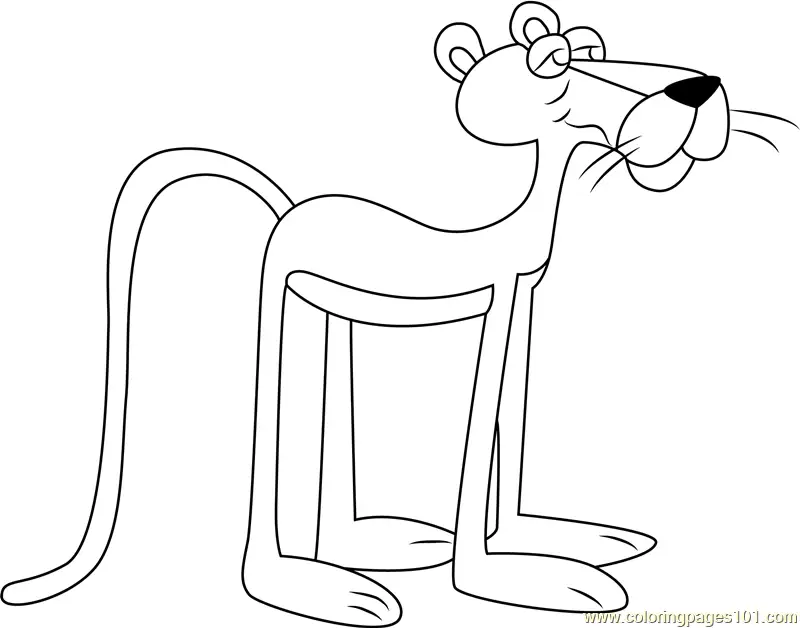The Pink Panther Coloring Pages 8
